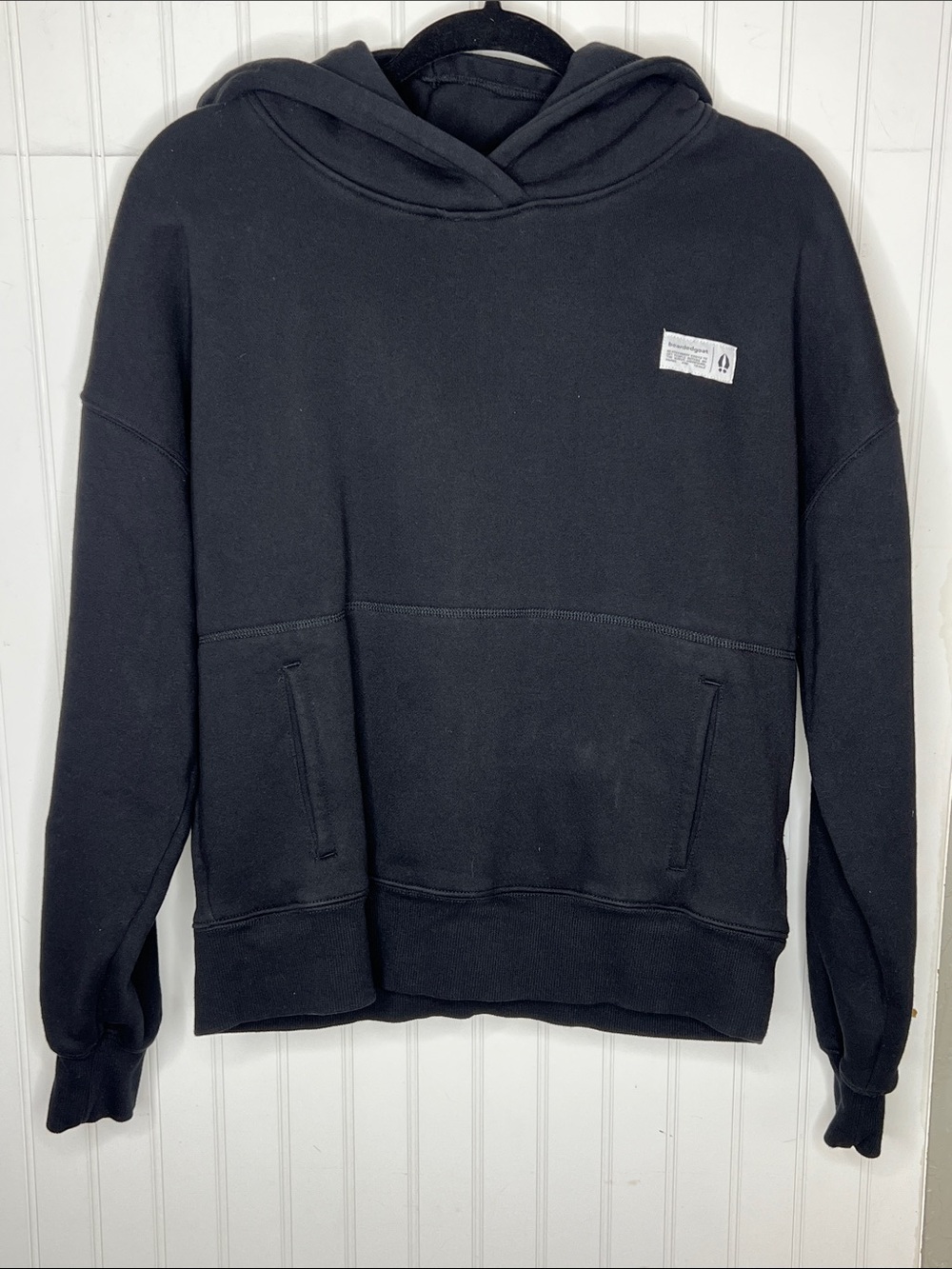 Bearded Goat Womens Overnight Black Hoodie Large